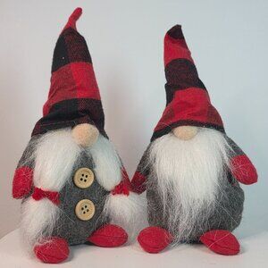 D-FantiX Mr. & Mrs. Christmas Gnomes Home Decor 7.5 Inch Made In China New